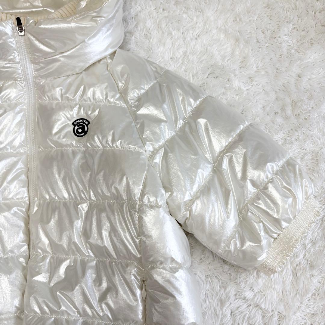 24AW アルチビオ　メタリックキルト保温ブルゾン