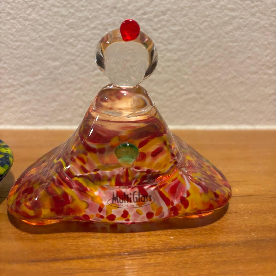【新品未使用/箱付】Multi Glass 雛人形 お雛様　ひな人形　希少