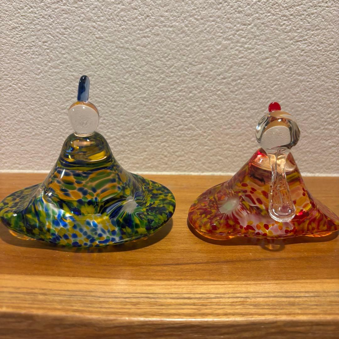 【新品未使用/箱付】Multi Glass 雛人形 お雛様　ひな人形　希少
