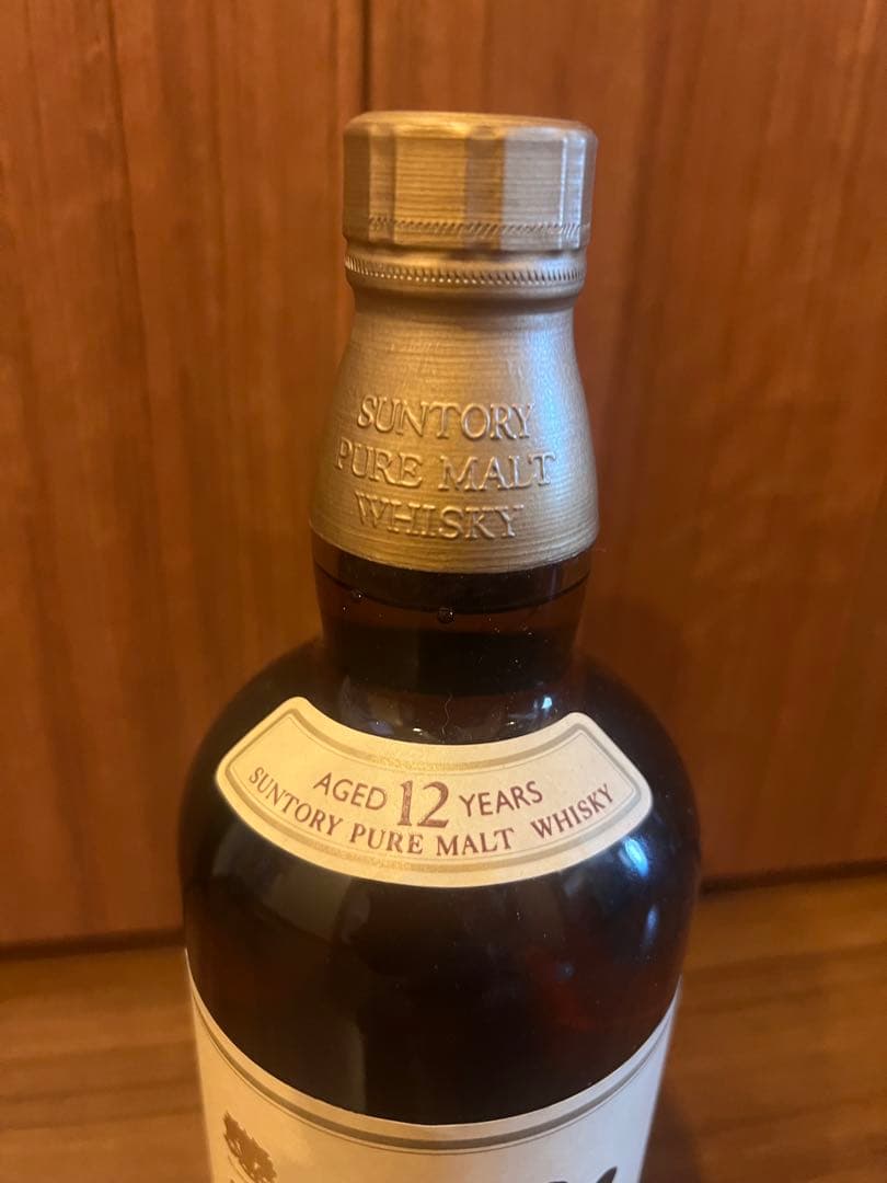 [未開栓] サントリー　ピュアモルトウイスキー　山崎12年　　750ml 木箱付