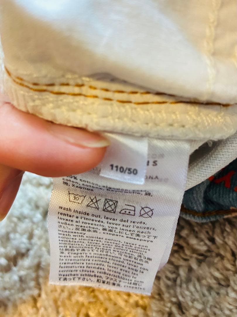 tiny cottons プードル柄デニム　4Y