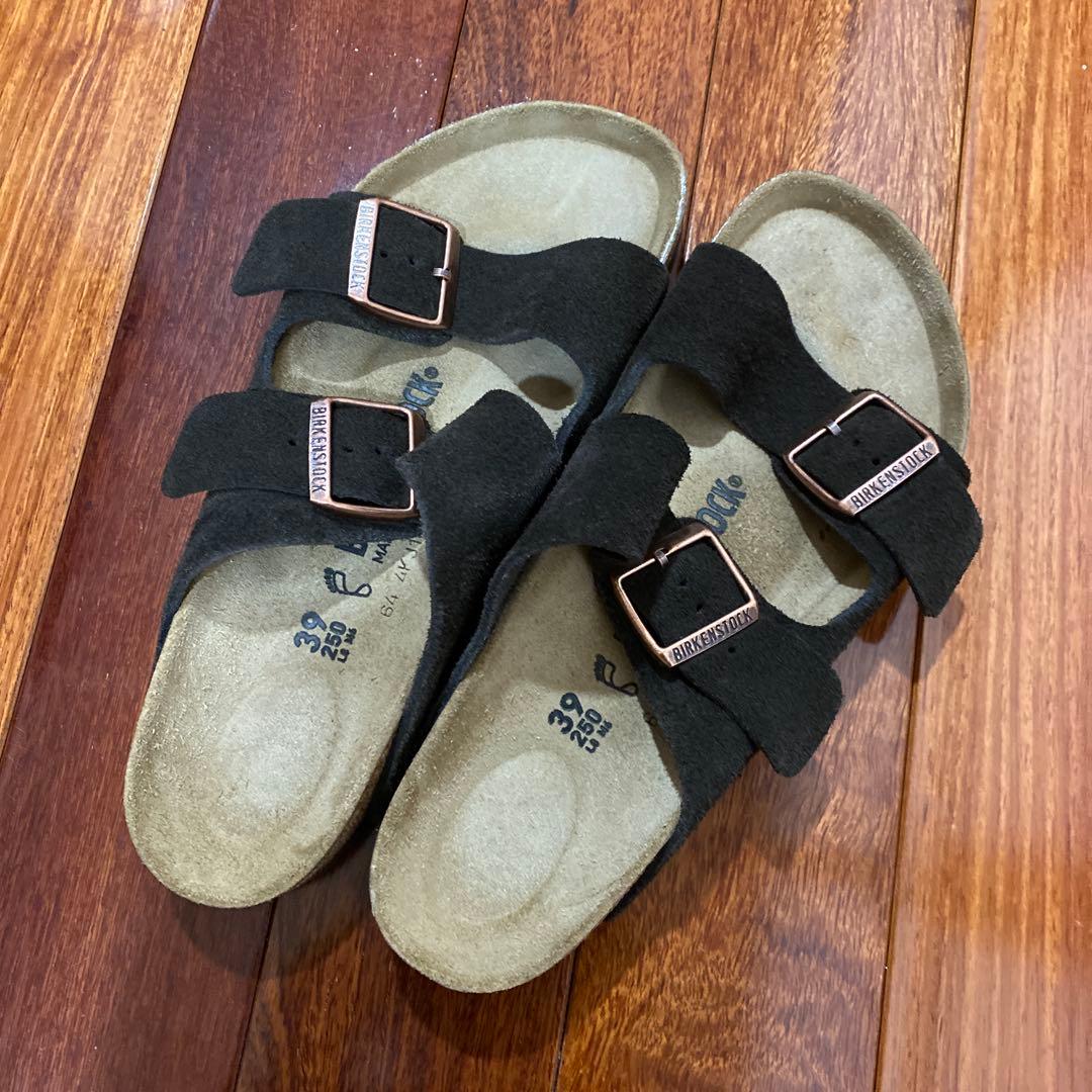 Birkenstock Arizona スエードレザー モカ 39 レギュラー幅