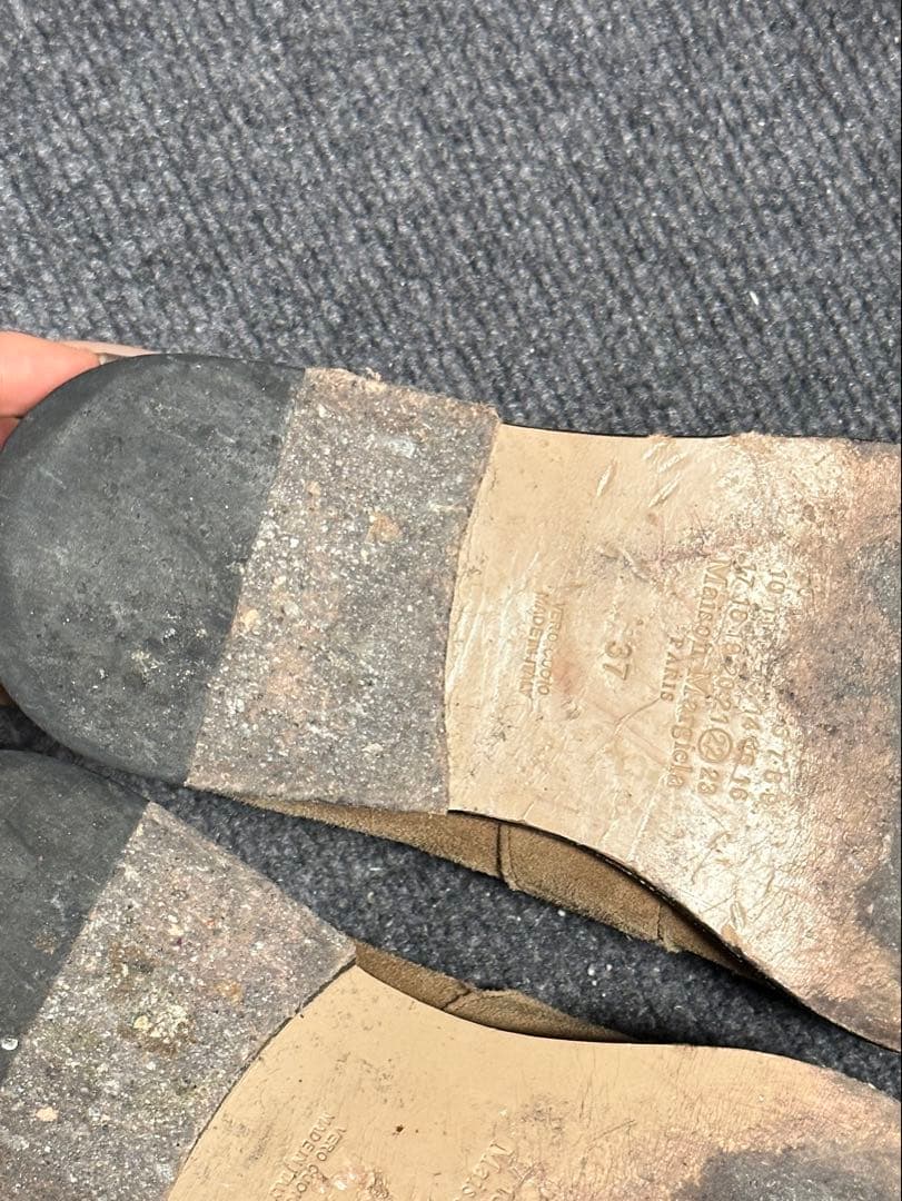 美品最終値下げ メゾン マルジェラスエード 37