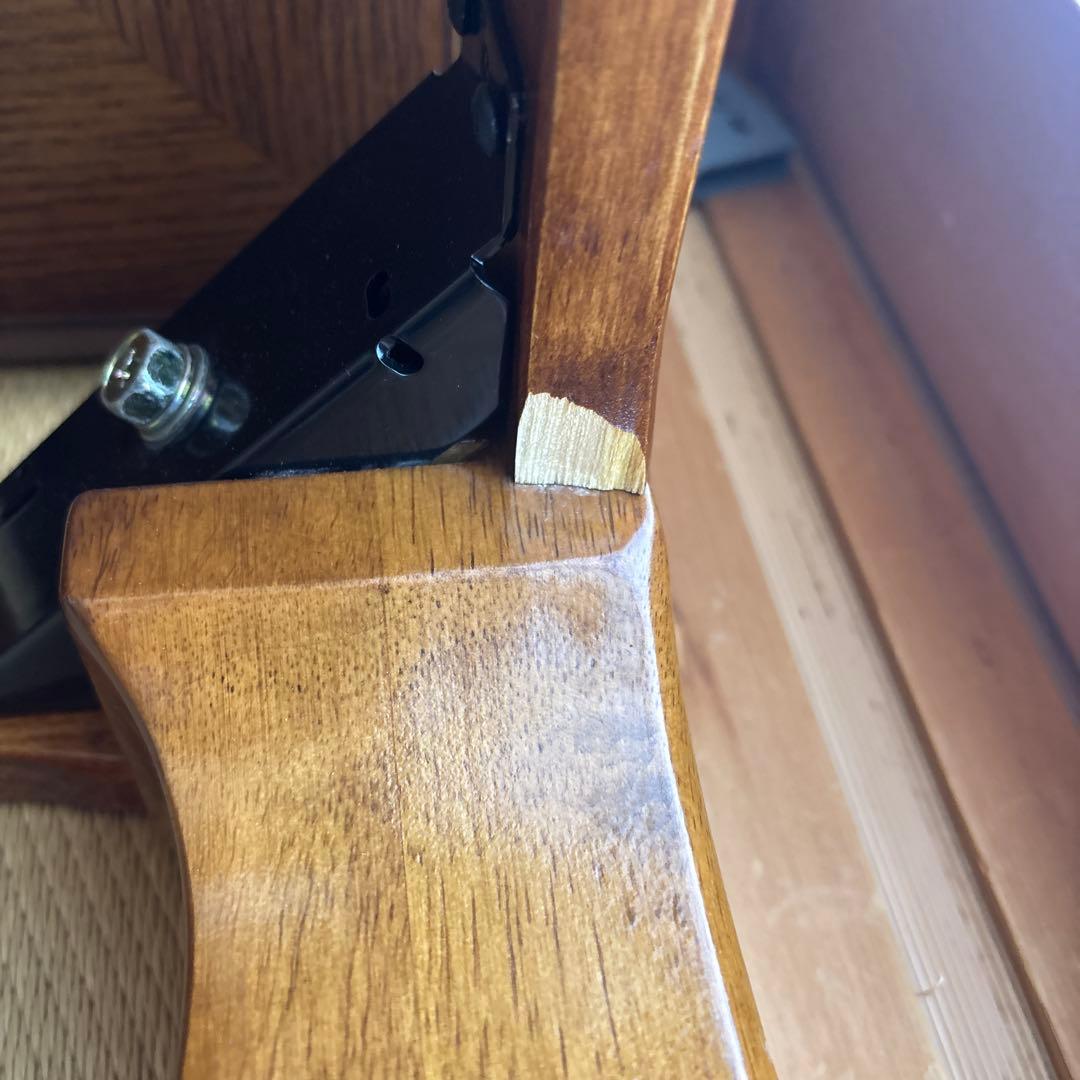 【動作確認済み】家具調こたつテーブル たのめる便 訳あり