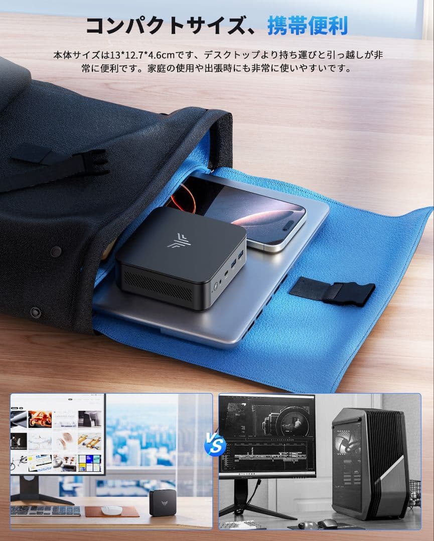 【新品未開封】NIPOGI Ryzen 5 3500U ミニPC