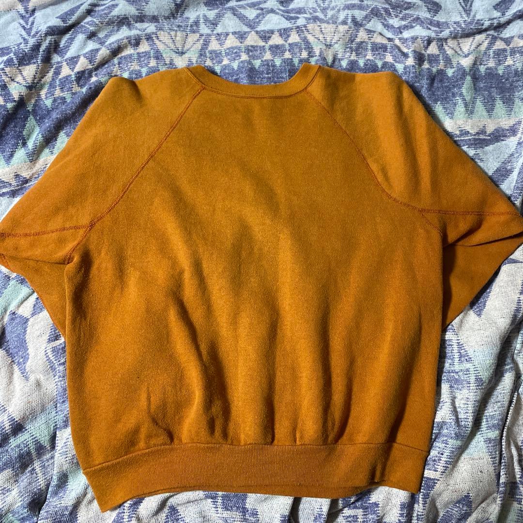 は*つ様 70s レアカラー　ブラウン　ビンテージスウェット