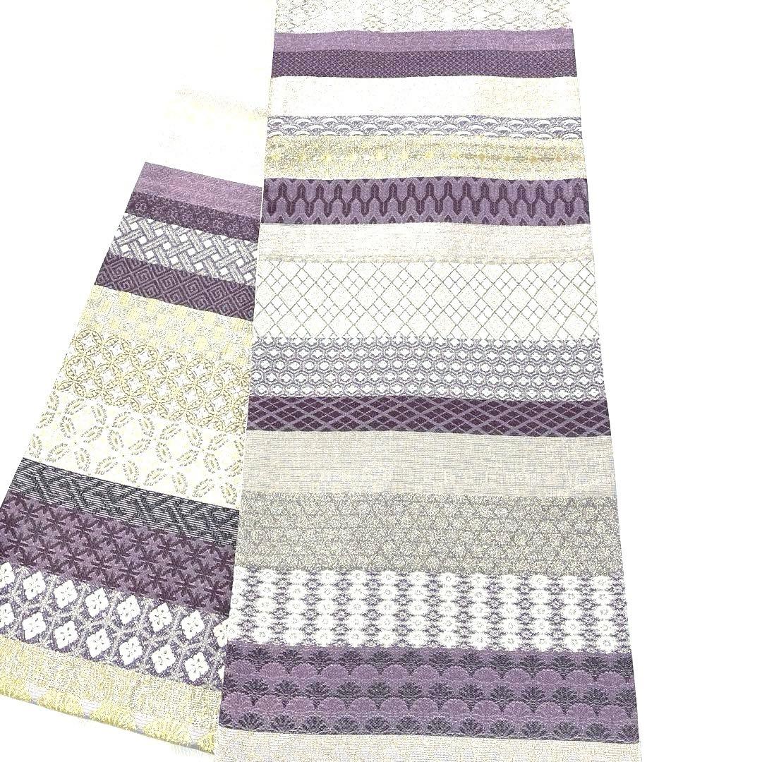 専用帯6168 6197 二点セット ●高級 正絹 吉祥百選 片面全通