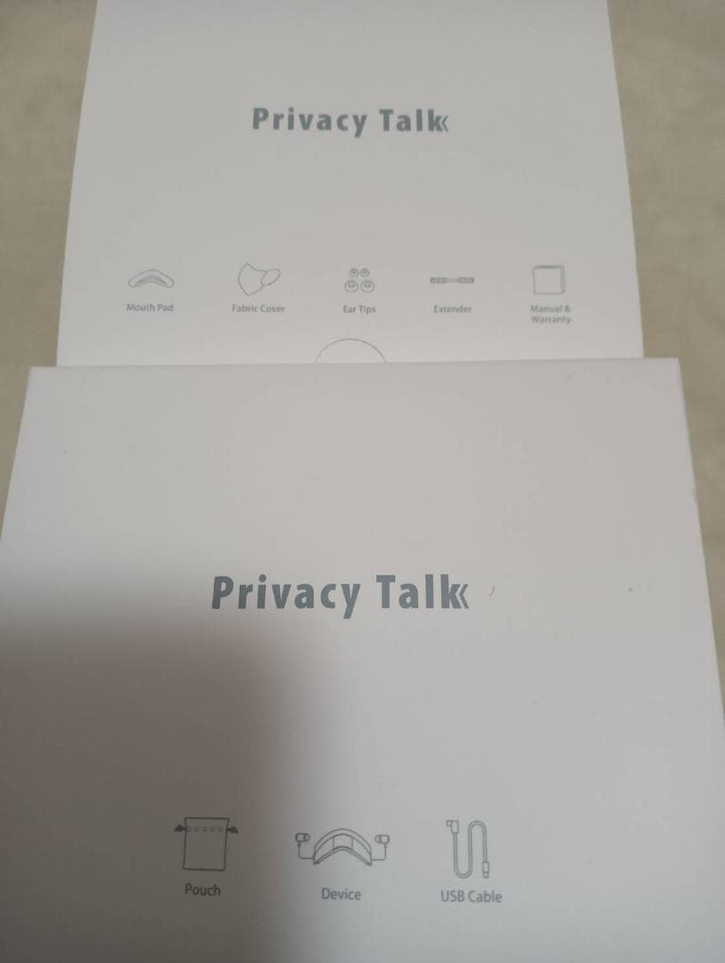 キヤノン（Canon ）装着型減音デバイス Privacy Talk新品未使用品