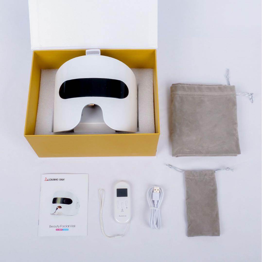 【メーカー保証】PLEASINGSAN 目元専用EMS&顔用LEDフェイスマスク