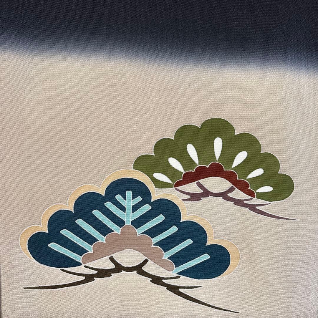 No.16 正絹男の子お祝い着　産着 長襦袢付き　のしめ 七五三