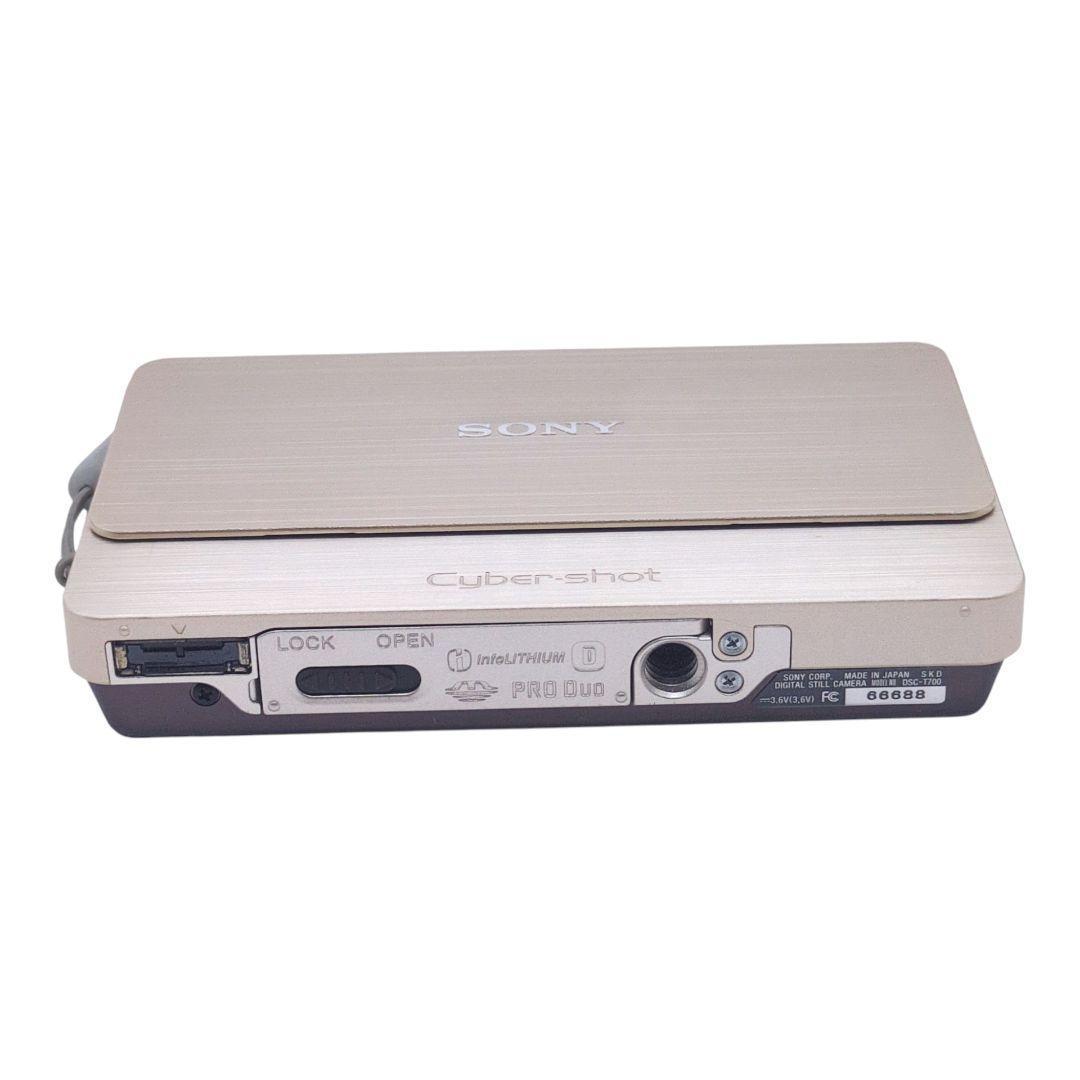 美品 人気色ゴールド SONY DSC-T700 動作品 充電器電池付