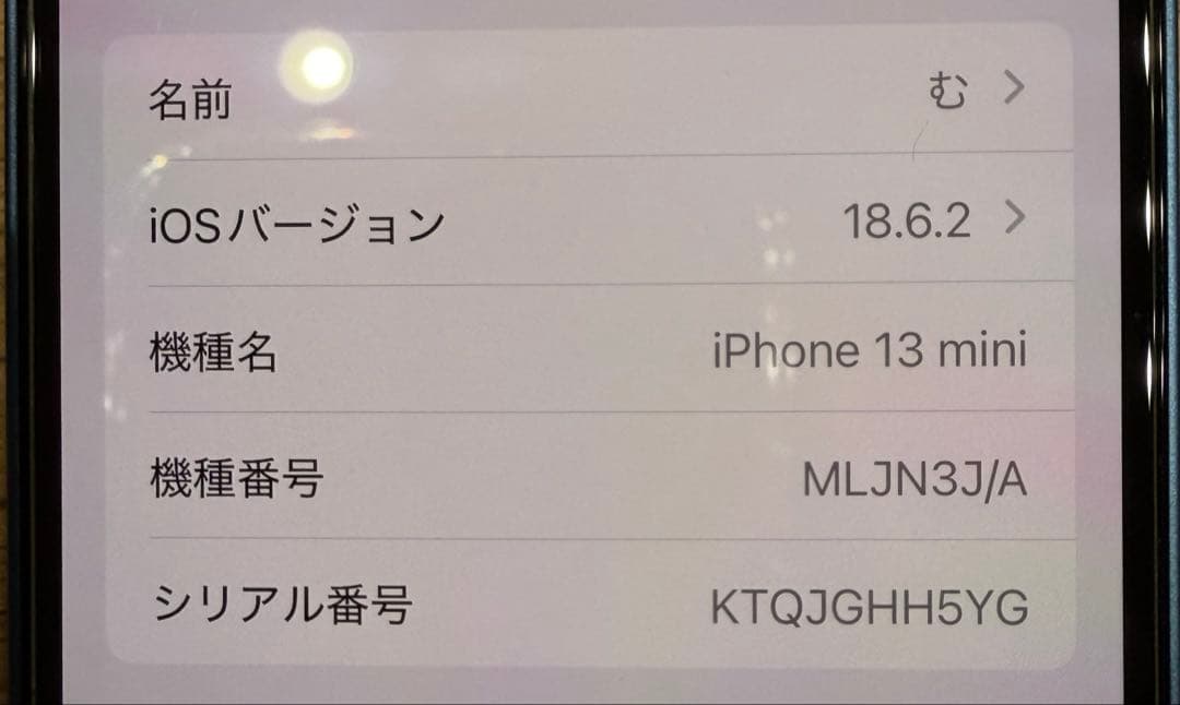 iPhone 13 mini 256GB ブルー　箱あり 付属品あり