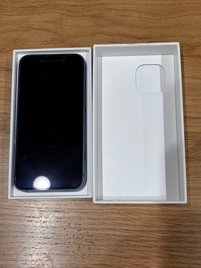 iPhone 13 mini 256GB ブルー　箱あり 付属品あり