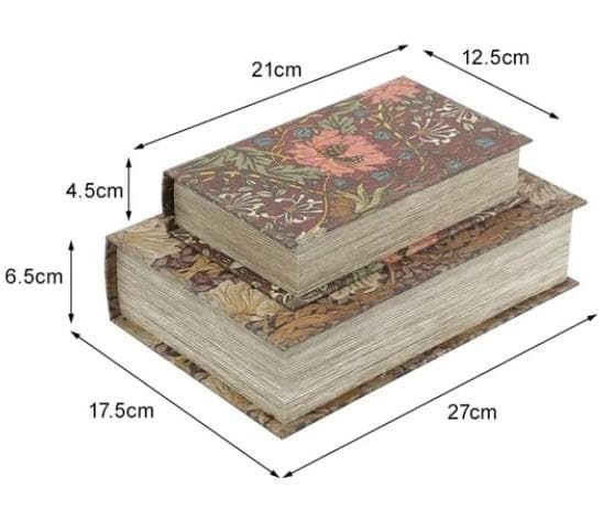 ブックボックス 小物入れ 収納 ボックス シャビー アンティーク 85609BX