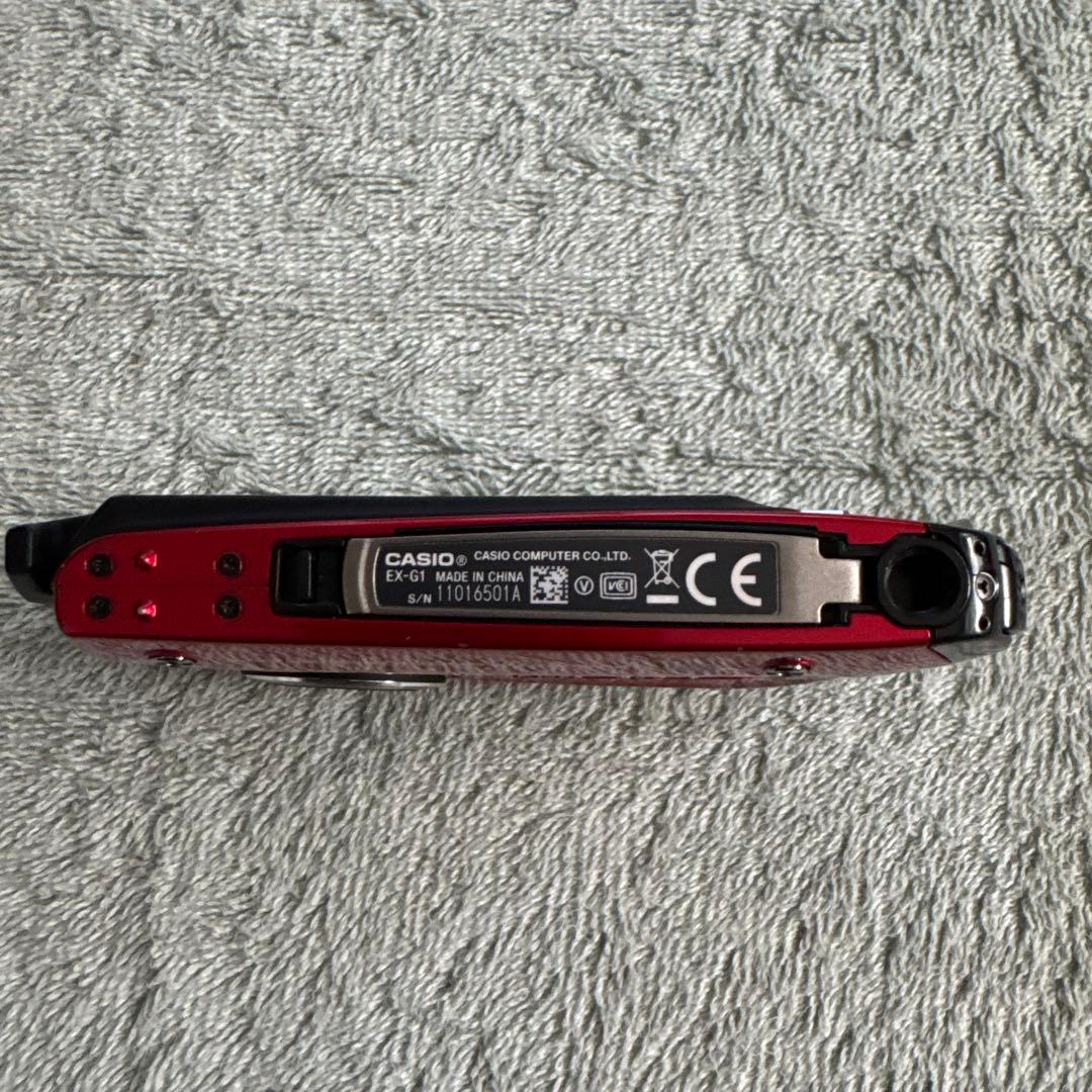 CASIO EXILIM G レッド デジタルカメラ