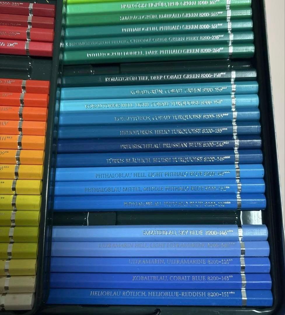 FABER-CASTELL 水彩色鉛筆109本セット缶入り