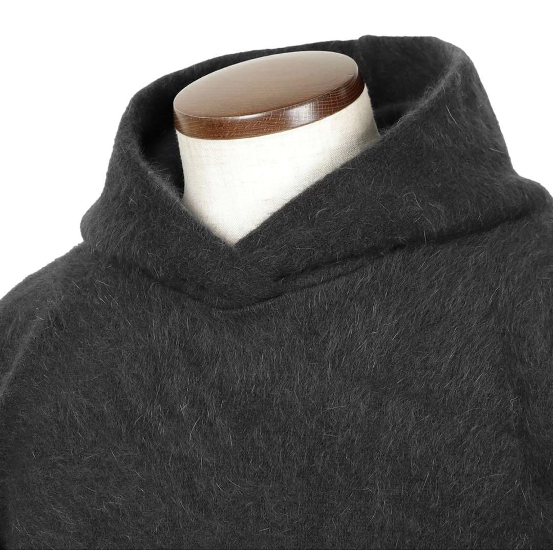 レンコントラント Rencontrant フォックスウールプルオーバーパーカー