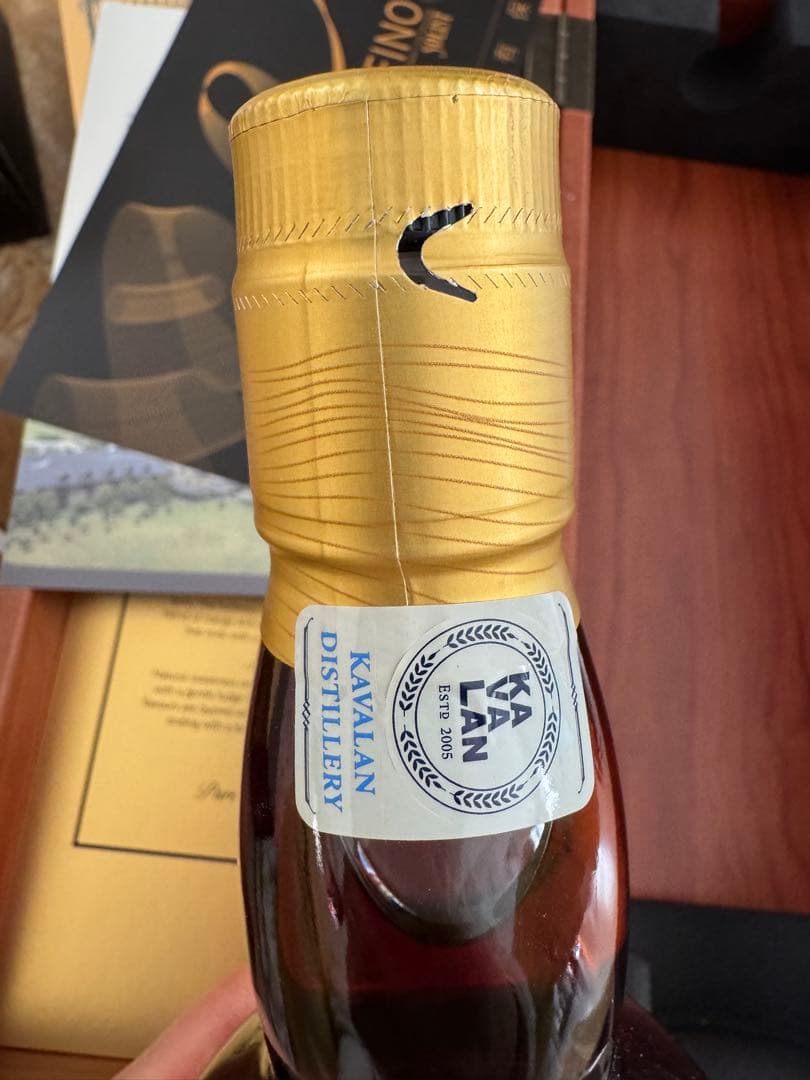 新品未開封KAVALAN ソリスト フィノシェリーカスク 木箱付き