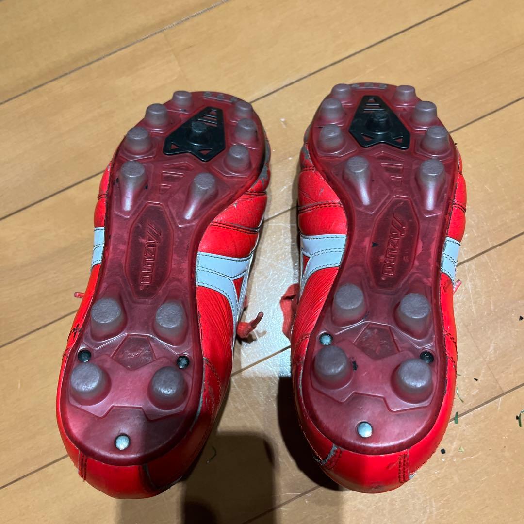 ミズノ　モレリア　 レッド サッカーシューズ mizuno 赤　スパイク