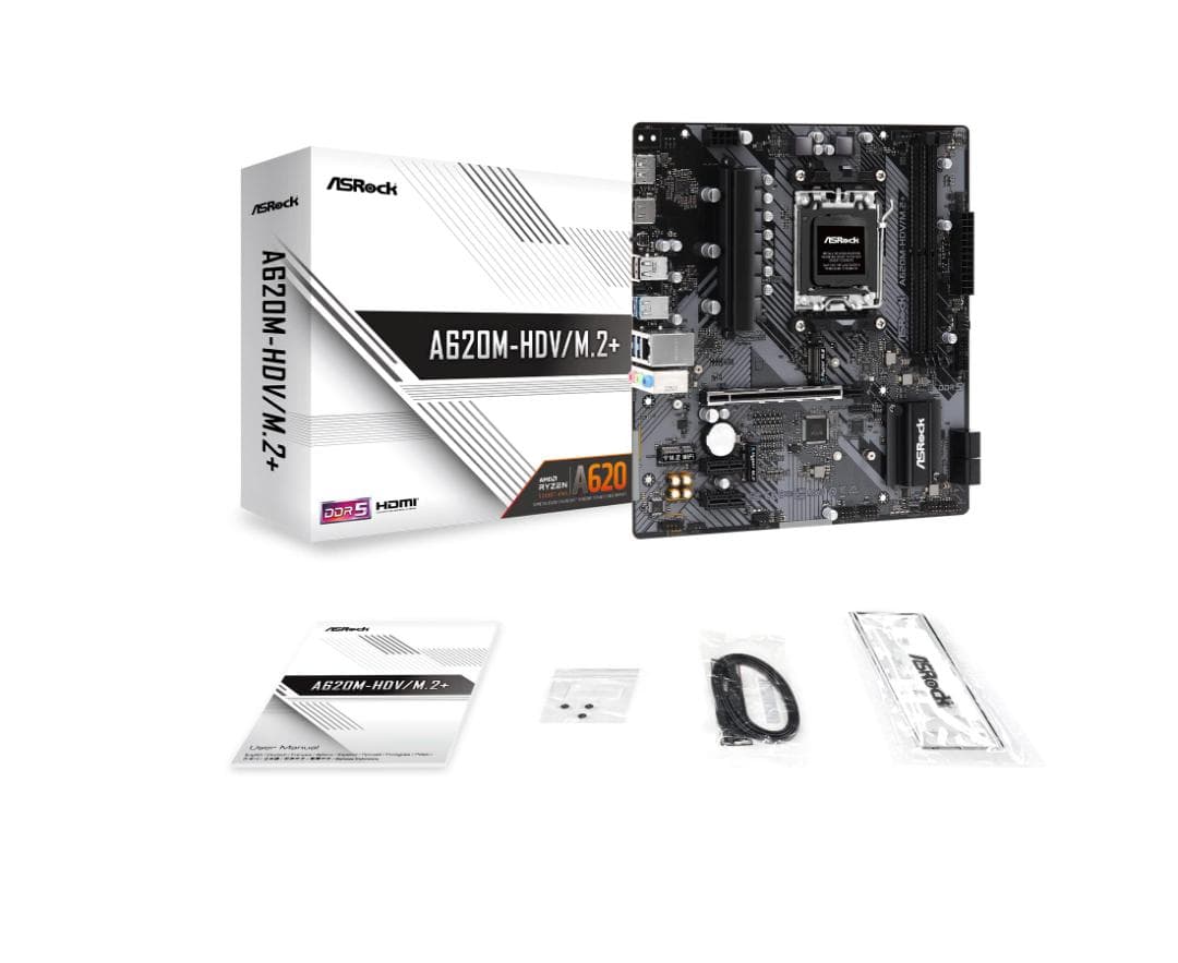 ASRock マザーボード A620M-HDV/M.2 Micro ATX