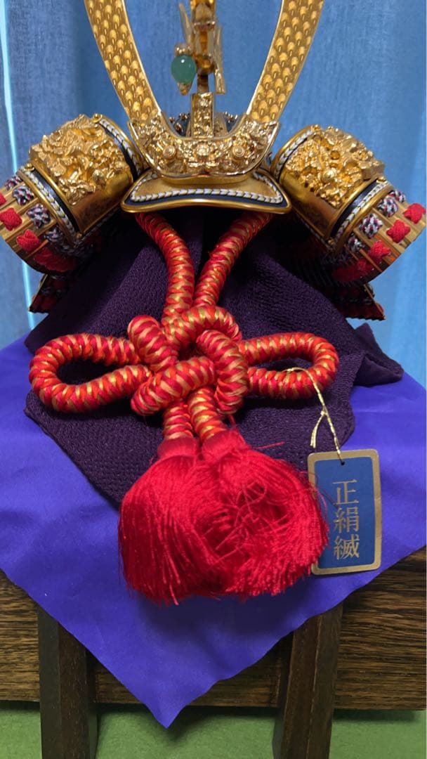 送料込み　兜人形　兜飾り一式セット　端午の節句　五月人形　こどもの日