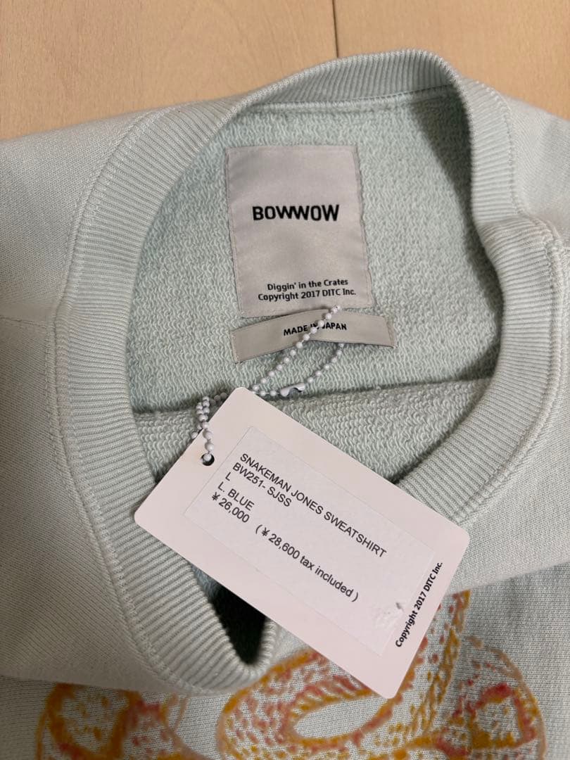 BOWWOW SNAKEMAN JONES SWEATSHIRT スウェット