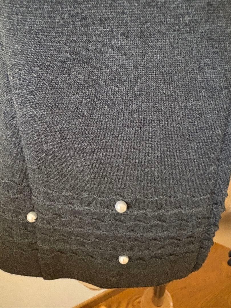 試着のみ⭐︎René カーディガン 34 トップス　グレー