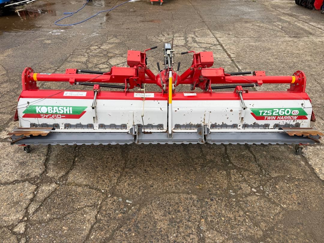「新潟県長岡市発」コバシ ハロー TZS260KU 作業幅260cm Bヒッチ