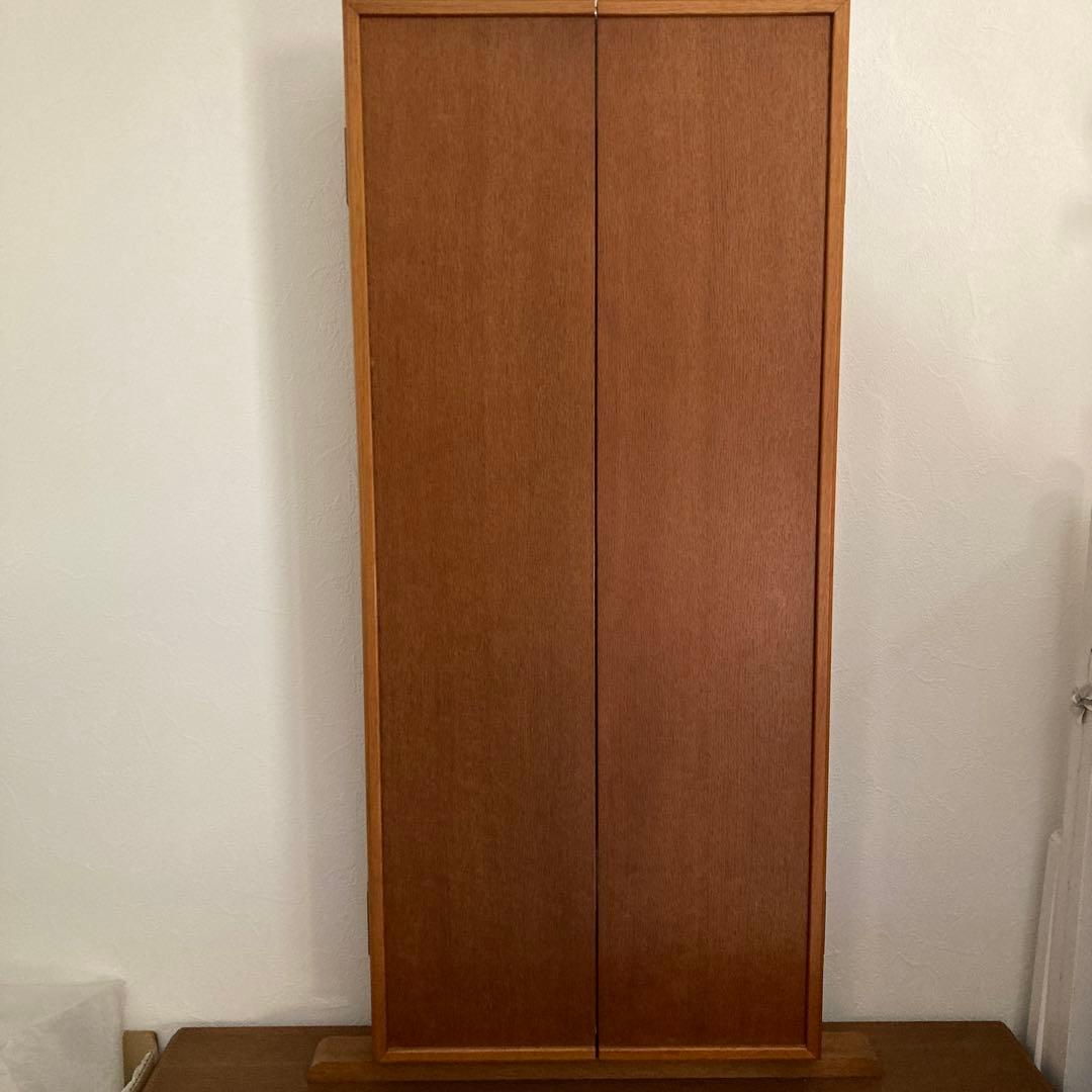 木製　ブラウン　ドレッサー スツール付き　三面鏡　レトロ　★★ お引取り限定★★