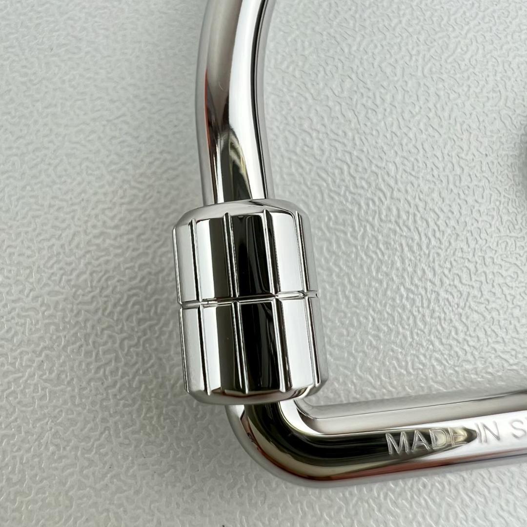 新品　HERMES エルメス　キーホルダー シュヴァル　キーリング　シルバー