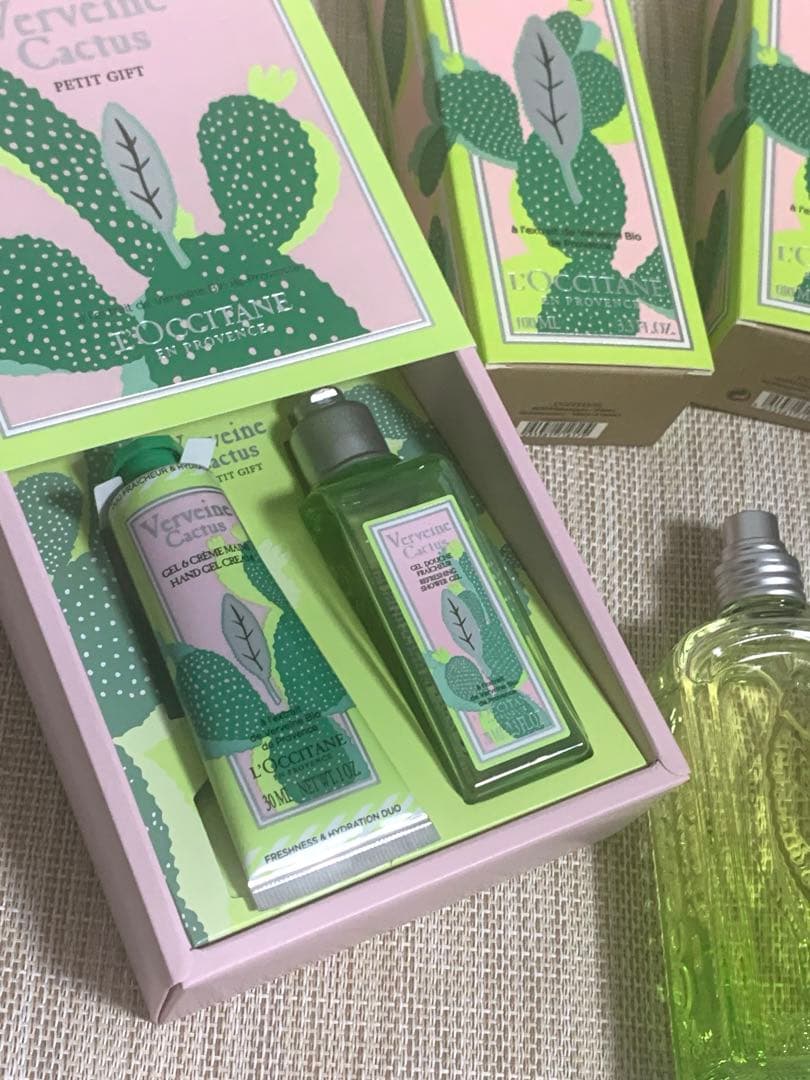 ロクシタン ヴァーベナ カクタス 正規品 香水 ハンドクリーム 等 セット