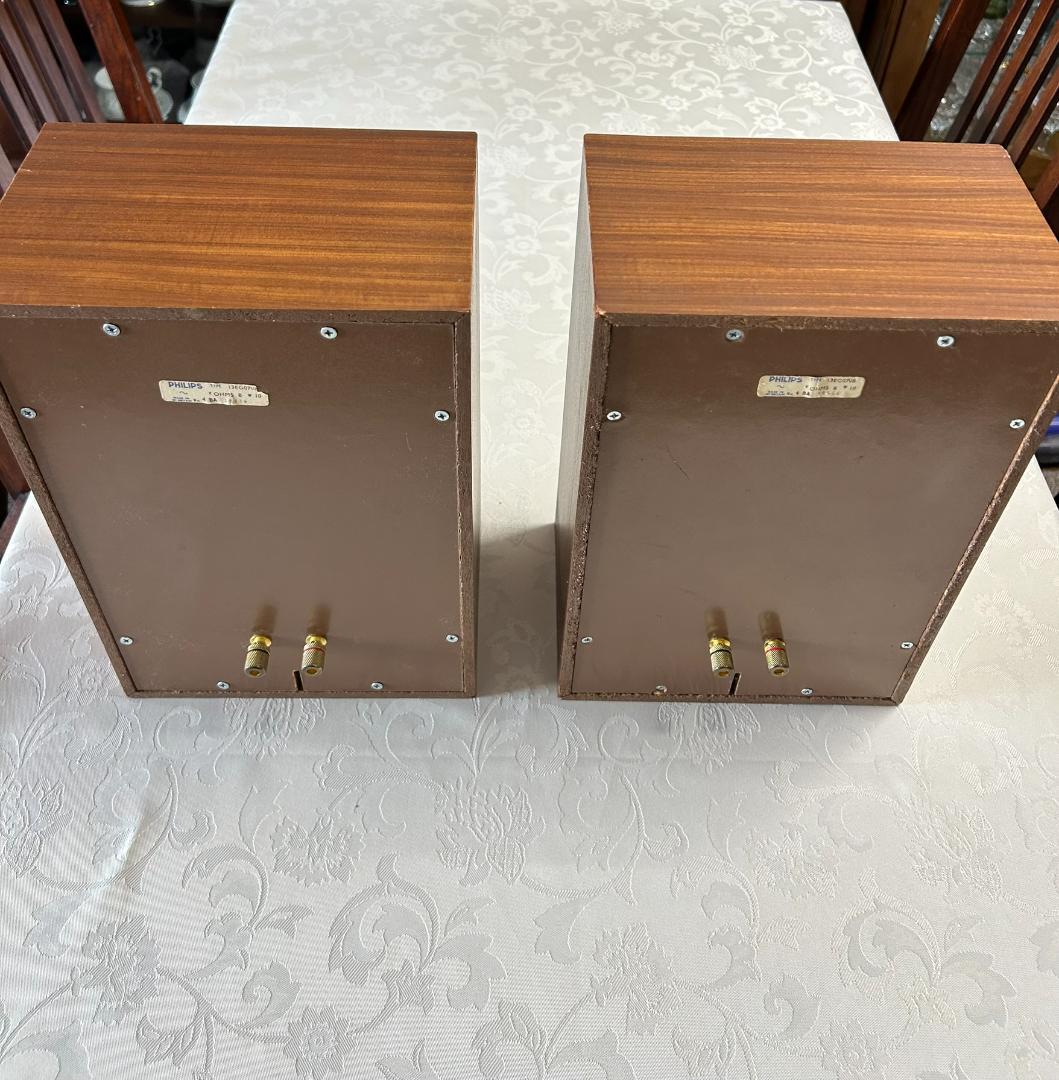 フィリップスPHILIPSオリジナル1970年代 スピーカー　ペア美品