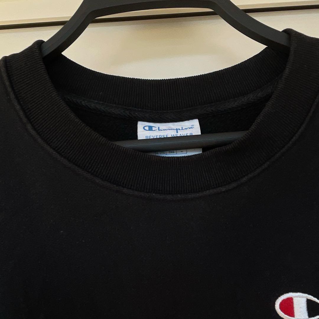 Champion チャンピオン リバースウィーブ ブラック ３Ｘトレーナー