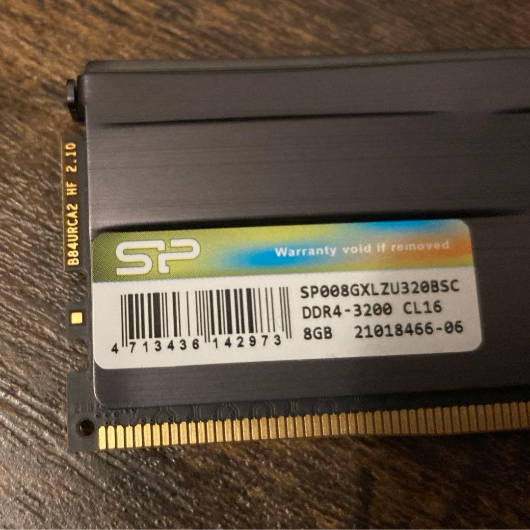 メモリ シリコンパワー DDR4-3200 16GB