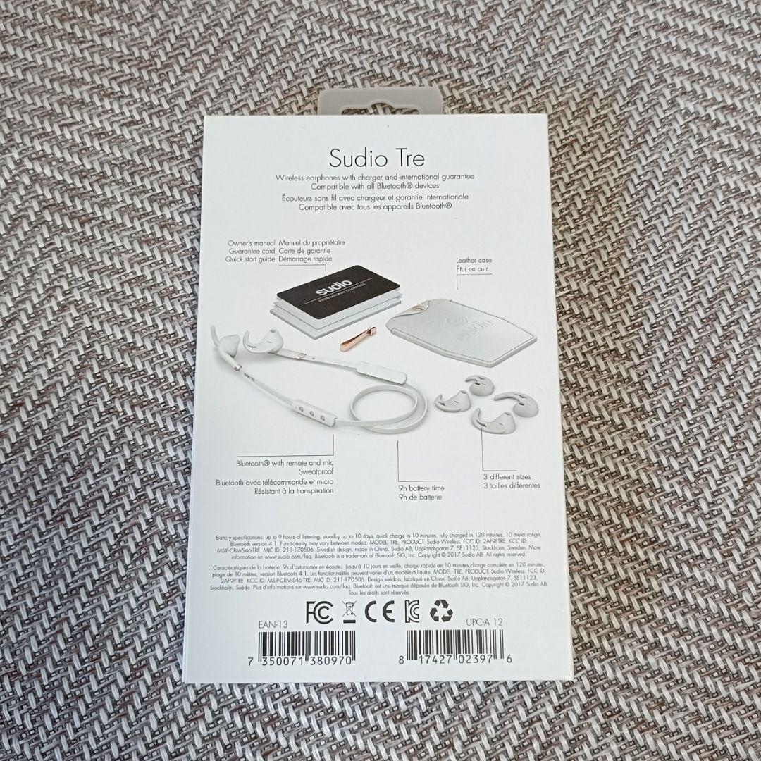 sudio Tre ワイヤレスイヤホン ホワイト