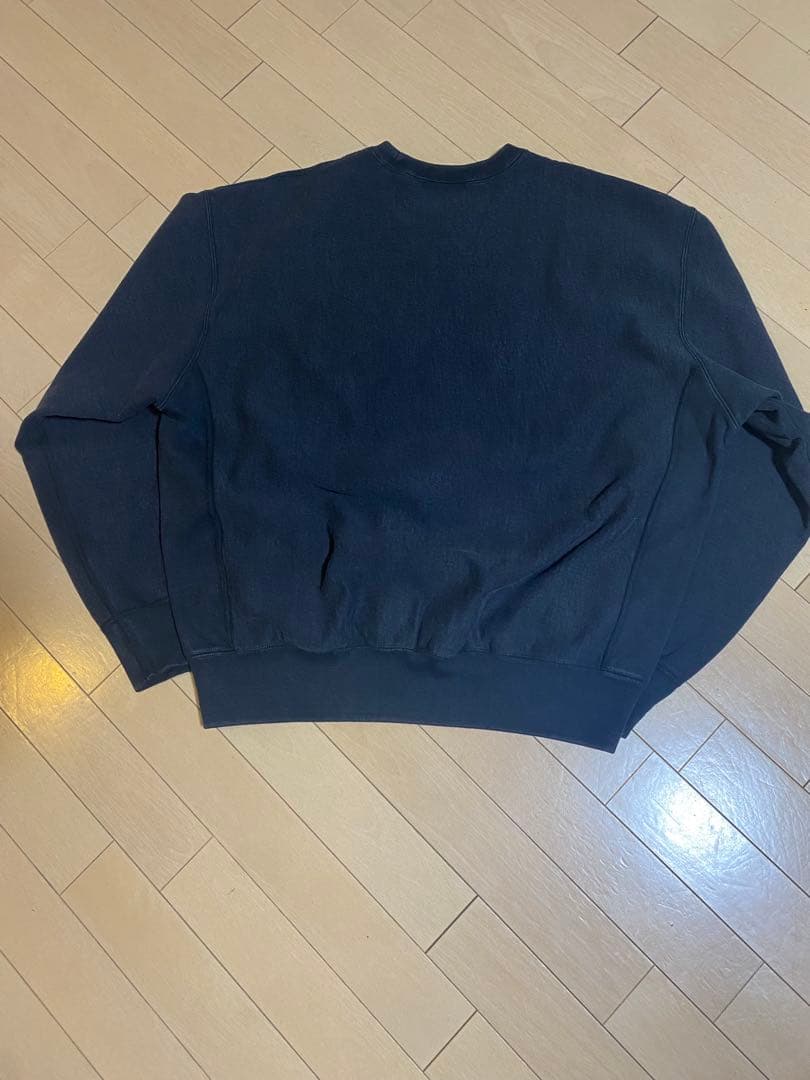 supreme 25ss washed boxlogo crewneck（黒）