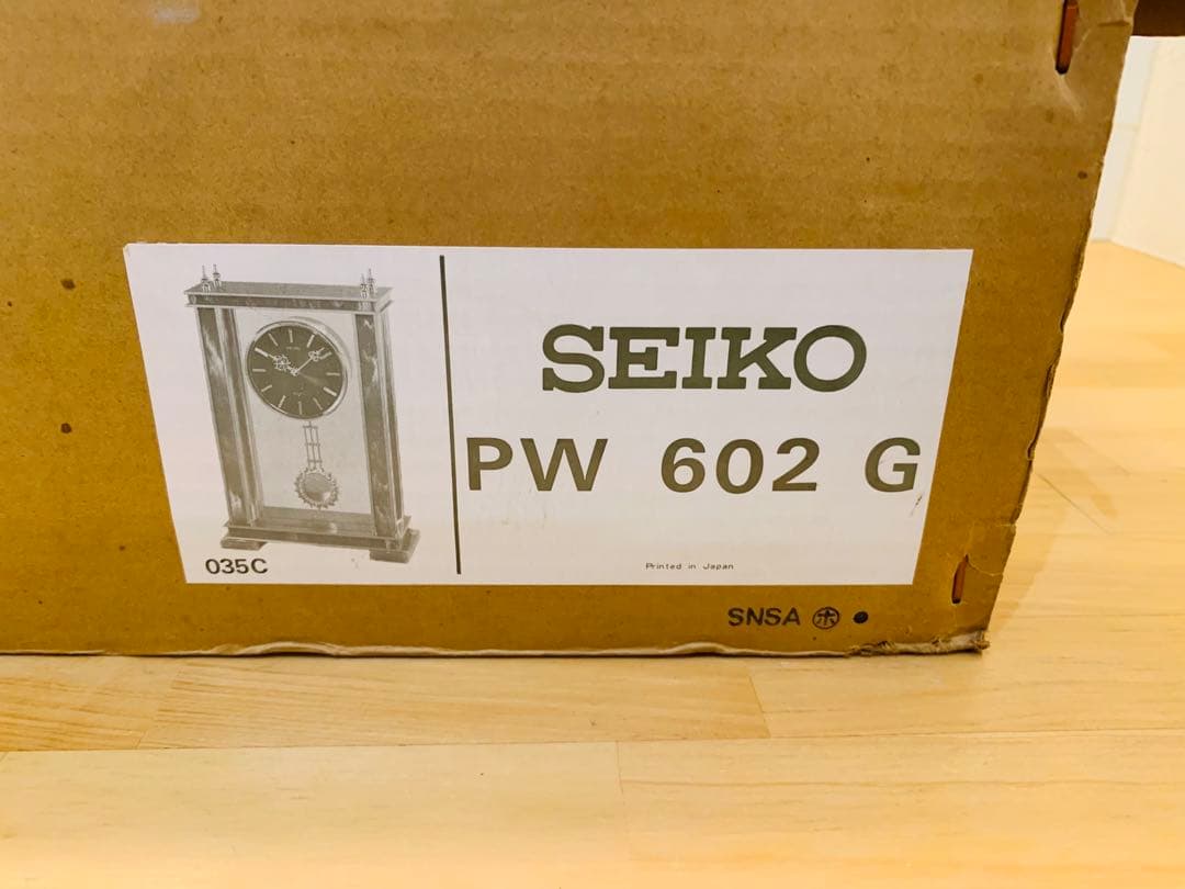 k0202-48★未使用 SEIKO 振り子置き時計 PW602G