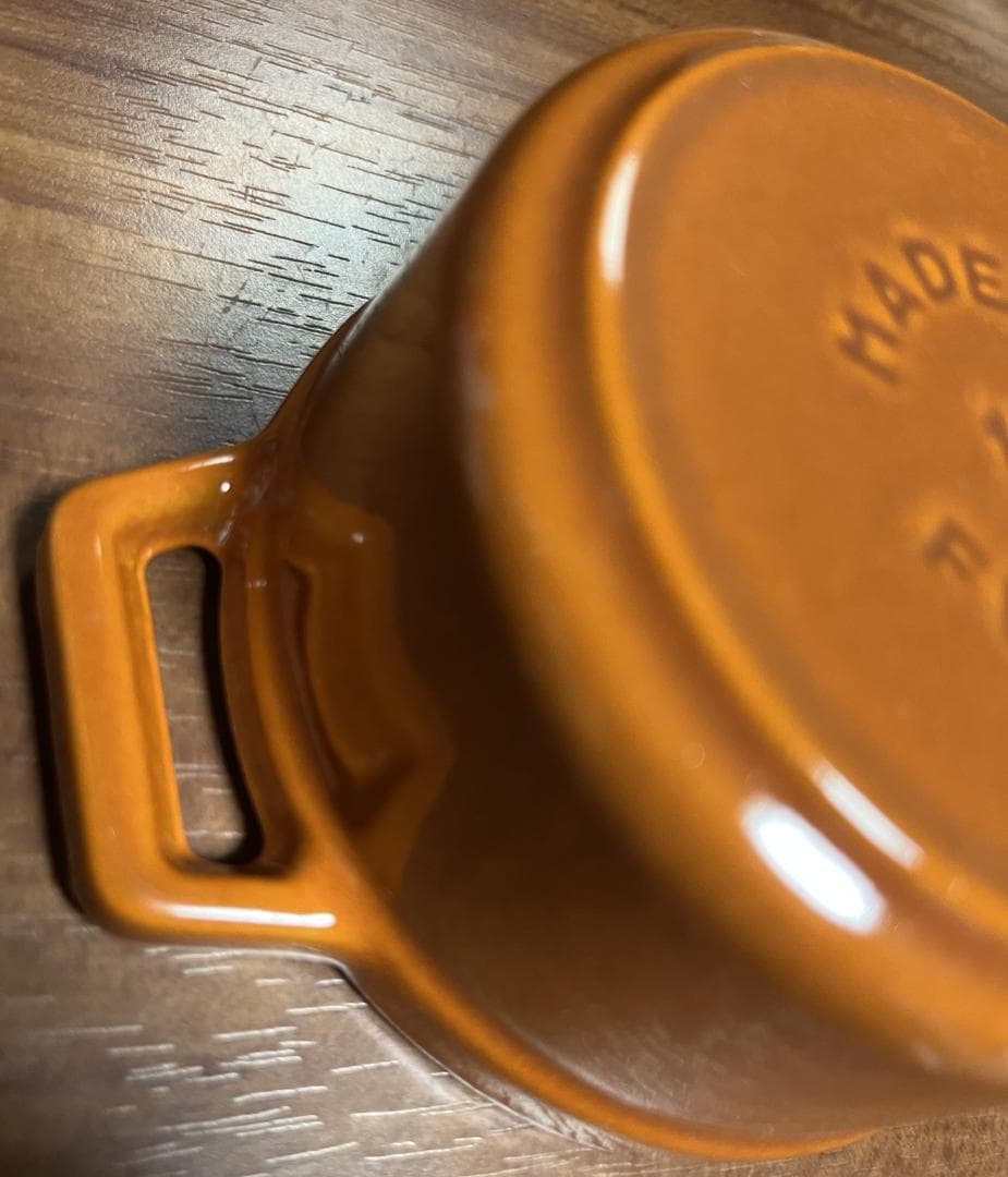 4/25まで【正規品】STAUB ココットラウンド10cm シナモン 1個