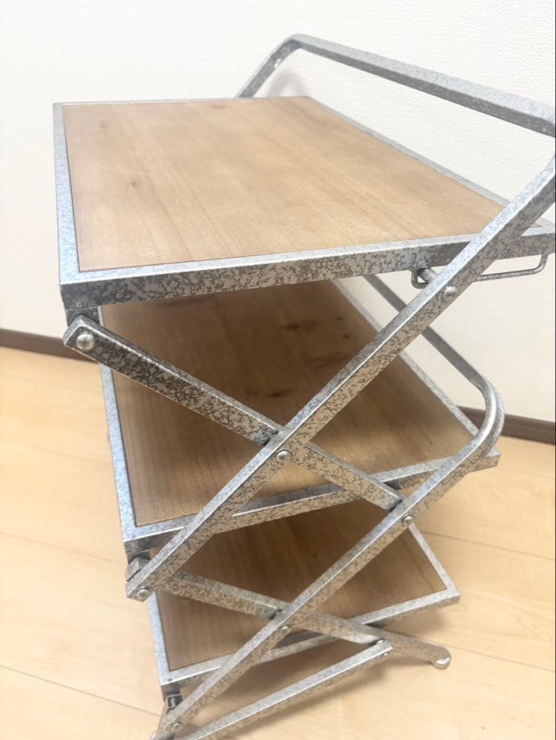 salut! サリュ スチールウッドフォールディングシェルフ