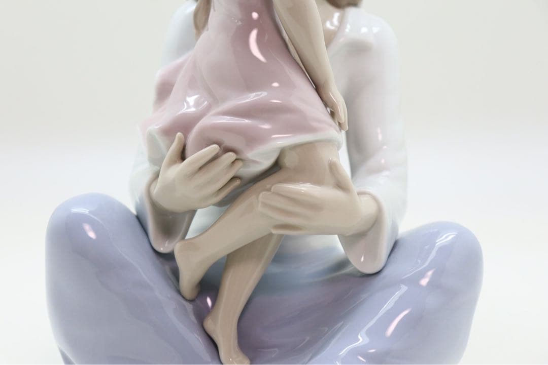 リヤドロ　ママとおしゃべり　フィギュリン　陶器人形　置物