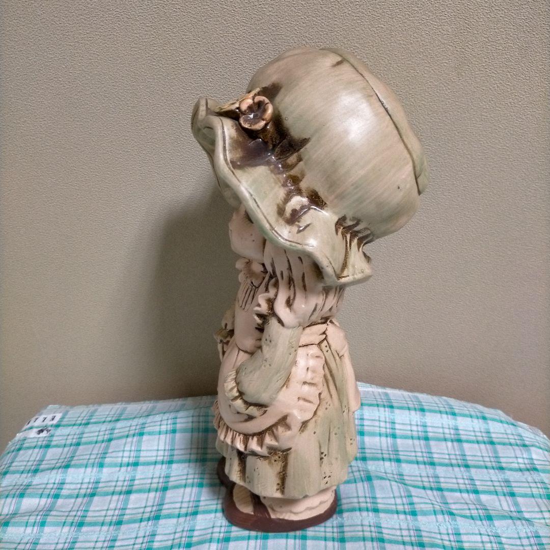 陶器製ジェジェちゃん　立ち　貯金箱