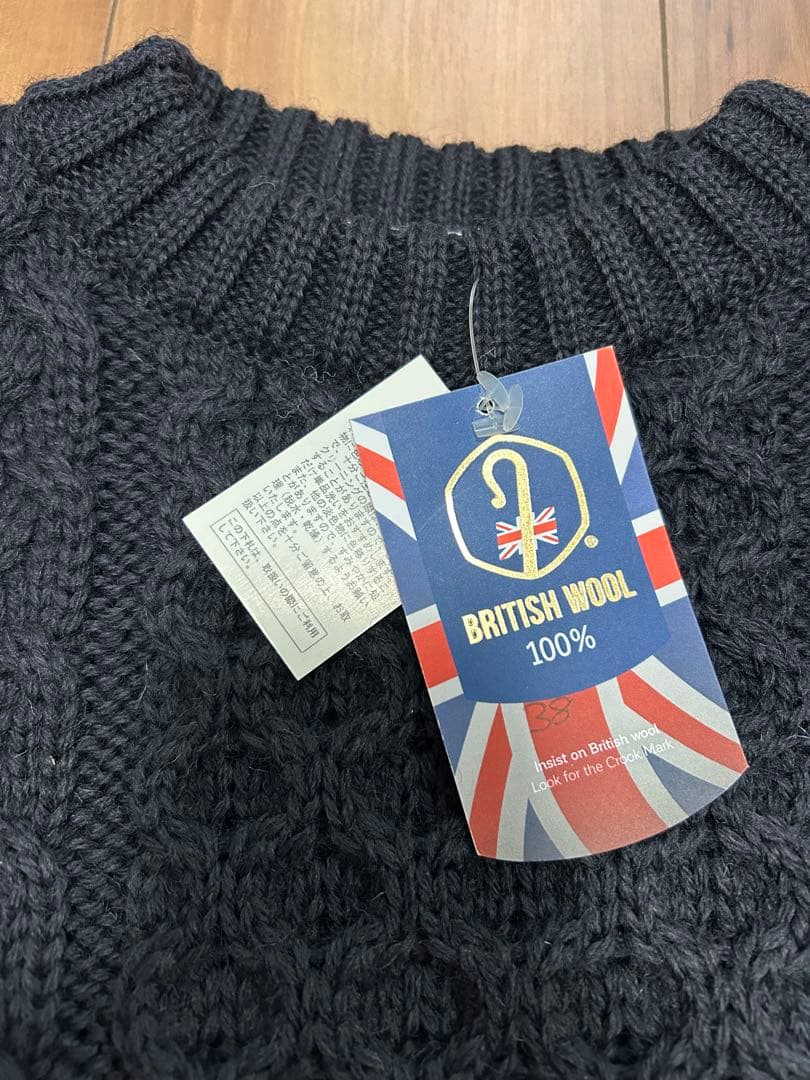 KERRY WOOLLEN MILLS ケーブル クルーセーター