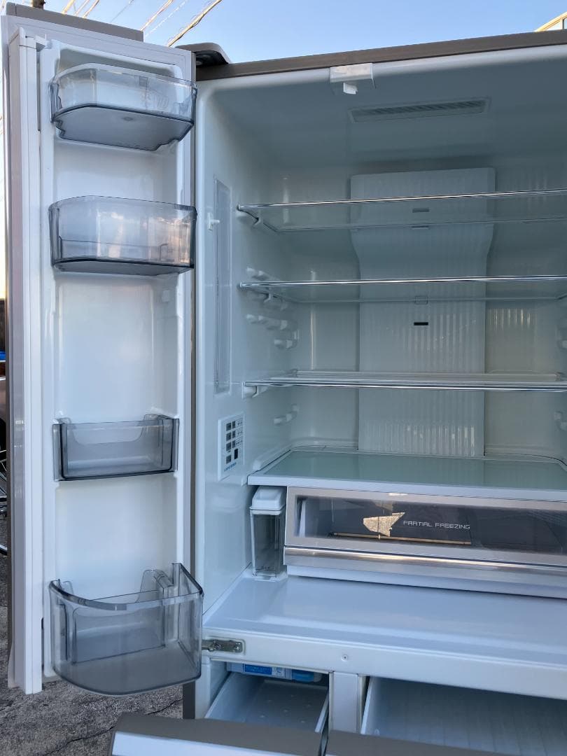 愛知岐阜/送料無料★パナソニック551L冷蔵庫　NR-F552XPV-N　17年