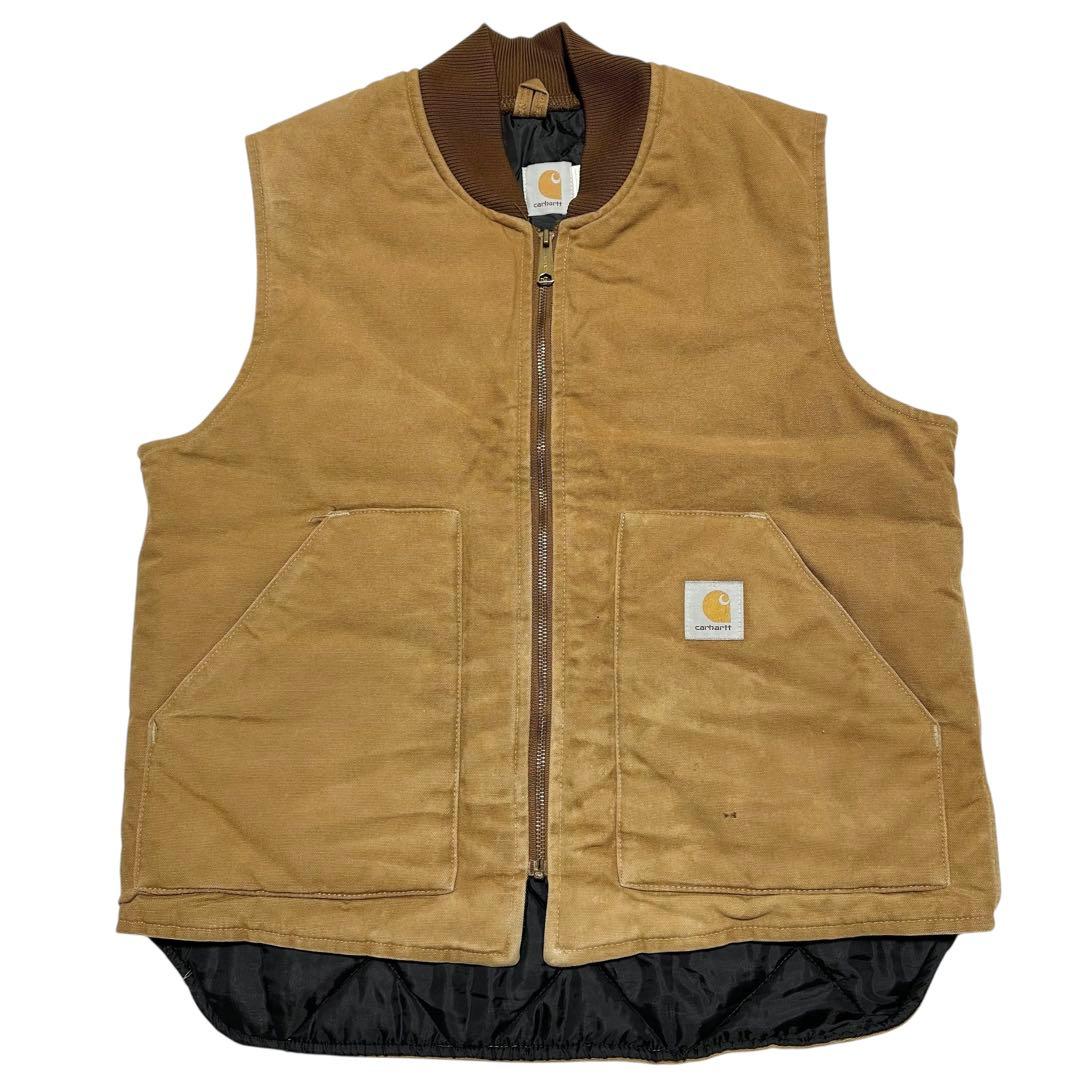 【1995年製・USA製】カーハート ダックベスト 腰ゴム