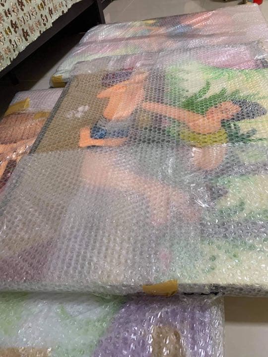 タイ古式マッサージ絵　壁掛け絵