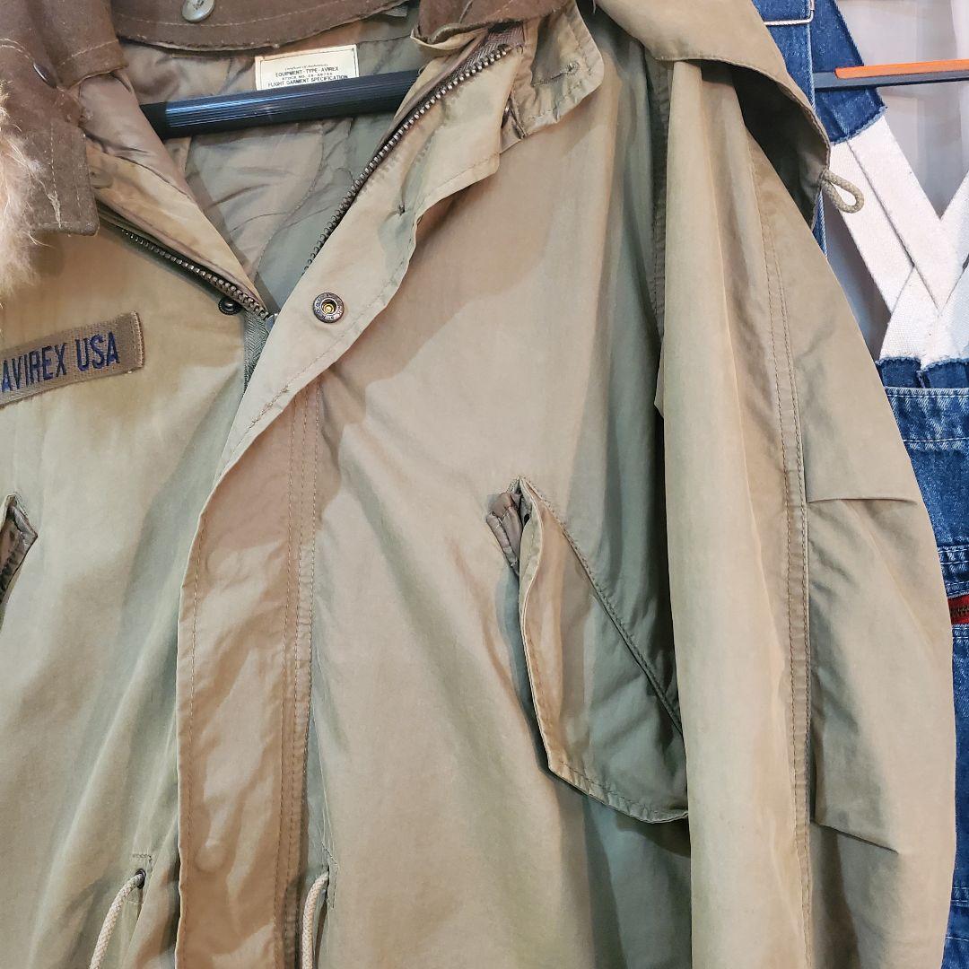 AVIREX USA スカル刺繍 　モッズジャケット