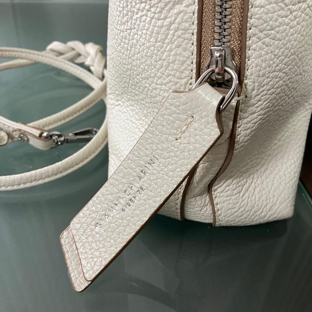 2024.4月購入　ジャンニキアリーニ アリファ M マーブル ショルダーバッグ