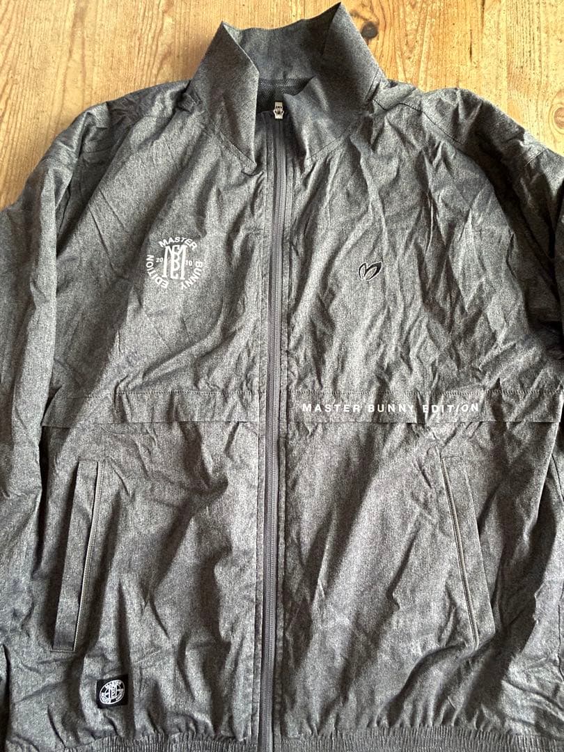 ■ マスターバニー　メンズ　ジャンパー　L グレー　ゴルフ　 防寒　防風　5
