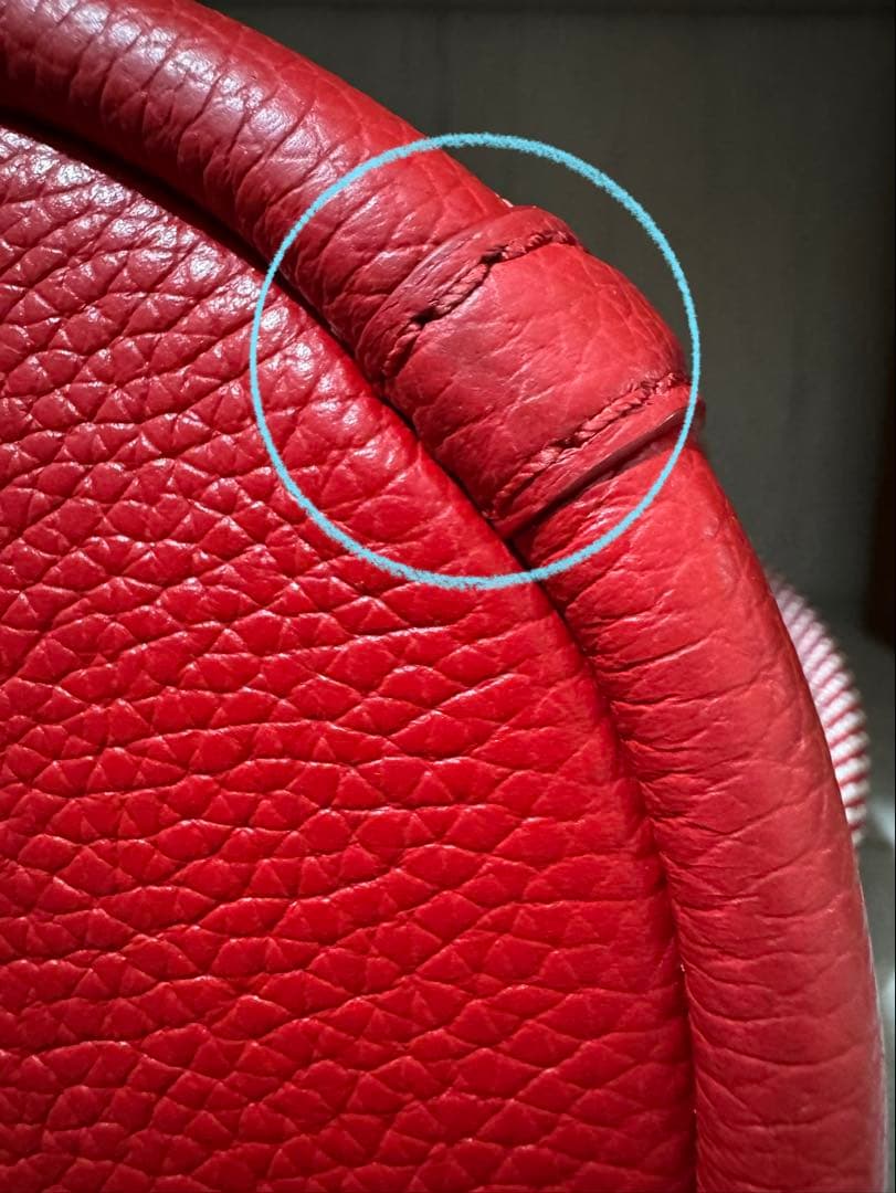 マークジェイコブス　バケットバッグ　赤