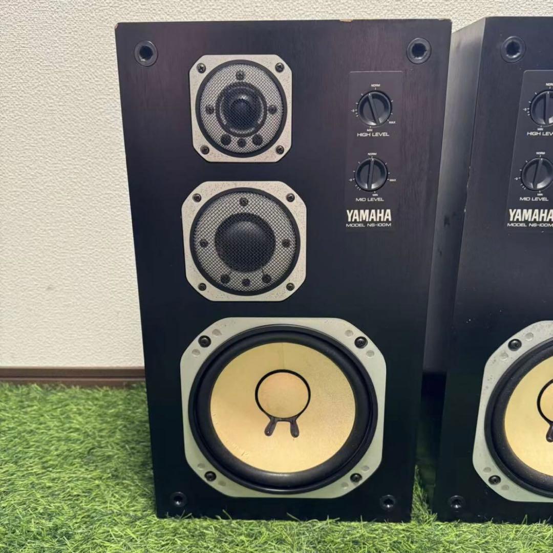 【完動品】YAMAHA NS-100M ヤマハ 3ウェイスピーカー ペア ②